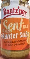 Mängden socker i Kremser Senf