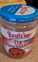 Mängden socker i Fix fleischbällchen in tomaten soße