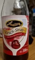 Mängden socker i Kirsch-Sirup