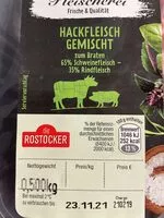Mängden socker i Hackfleisch gemischt