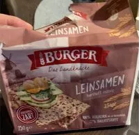 Mängden socker i Knäckebrot Leinsamen