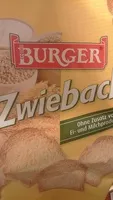 Mängden socker i Zwieback (biscottes)