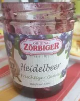 Mängden socker i Heidelbeer