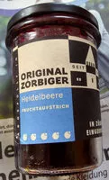 Mängden socker i Original Zörbiger Heidelbeere