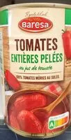 Mängden socker i Tomates pelées entières
