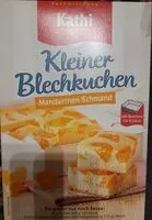 Mängden socker i Kleiner Blechkuchen Mandarine Schmand