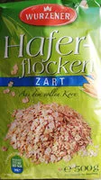 Mängden socker i Haferflocken zart