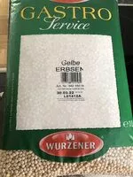 Mängden socker i Gelbe Erbsen (ungeschält)