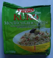 Mängden socker i Kuko Mediterraner Reis