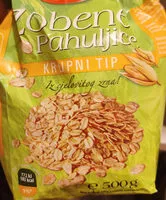 Mängden socker i zobene pahuljice