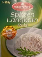 Mängden socker i Spitzen Langkorn Reis