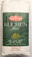 Mängden socker i Wurzener Kuchenmehl Typ 550