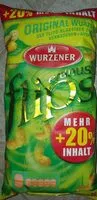 Mängden socker i Wurzener Erdnuss Flips +20% Aktion