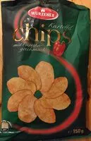 Mängden socker i Kartoffel Chips Paprika