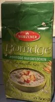 Mängden socker i Porridge-Haferflocken