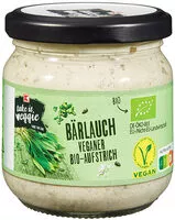 Mängden socker i K-take it veggie Bio Brotaufstrich Bärlauch