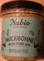 Mängden socker i Muckibohne Weiße Bohne Senf
