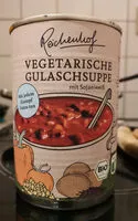 Mängden socker i vegetarische Gulaschsuppe