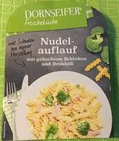 Mängden socker i Nudelauflauf mit gekochtem Schinken und Brokkoli