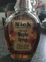 Mängden socker i Nick Maple-sirup