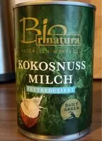 Mängden socker i Kokosnuss Milch