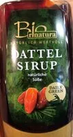 Mängden socker i Dattel sirup
