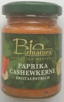 Mängden socker i Paprika Cashewkerne Brotaufstrich