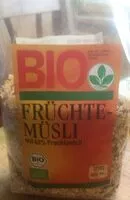 Mängden socker i Früchte Müsli