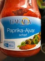 Mängden socker i Ajvar Konserve - Sauce - Paprika Ajvar scharf