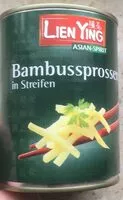 Mängden socker i Bambussprossen in Streifen
