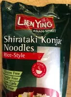 Mängden socker i Riso Shirataki konjac noodles