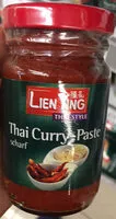 Mängden socker i Thai Curry-Paste scharf