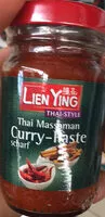 Mängden socker i Thai Massaman Curry-Paste scharf