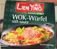 Mängden socker i Wok würfel süß sauer