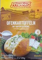Mängden socker i Ofenkartoffeln mit Kartoffelcreme