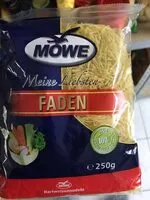 Mängden socker i Faden Nudeln