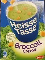 Mängden socker i Erasco Heisse Tasse Broccoli Creme Mit Knusper C
