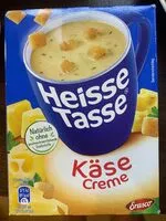 Mängden socker i Heisse. Tasse Käse Creme