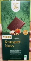 Mängden socker i Vegan Knusper Nuss Classic