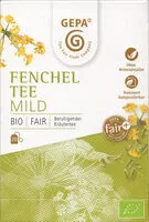 Mängden socker i Fenchel Tee mild