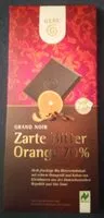 Mängden socker i Zarte Bitter Orange 70%