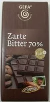 Mängden socker i Zarte Bitter 70%