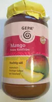 Mängden socker i Mango Feine Konfitüre