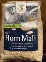Mängden socker i HomMali Reis