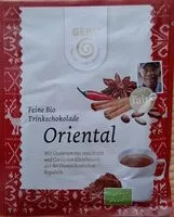 Mängden socker i Feine Bio Trinkschokolade Oriental