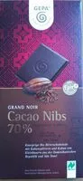 Mängden socker i Cacao Nips, 70% Cacao
