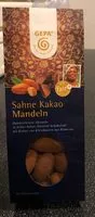 Mängden socker i Sahne Kakao Mandeln