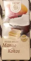 Mängden socker i Weisse Joghurt Mango Kokos