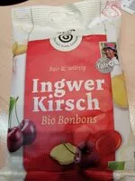 Mängden socker i Ingwer Kirsch Bio Bonbons