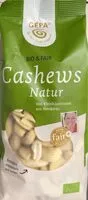 Mängden socker i Cashews Natur